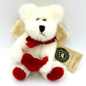 Boyds Bears Archive Collection Gonna Luvya White Angel Bear Plush 6" #56200-01